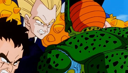 Assistir Dragon Ball Z Dublado Episódio 144 - Cell escapa das mãos de Piccolo!