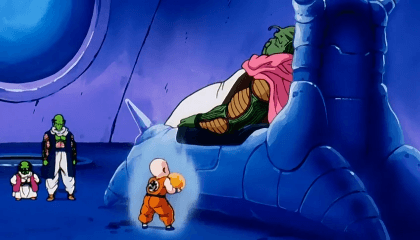 Assistir Dragon Ball Z Dublado Episódio 54 - É preciso proteger o planeta da esperança!! Kuririn aumenta o seu poder