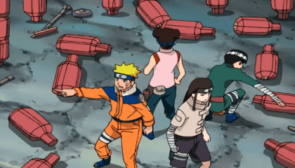 Assistir Naruto Clássico Dublado Episódio 196 - Confrontração de Sangue Quente: Aluno contra Sensei