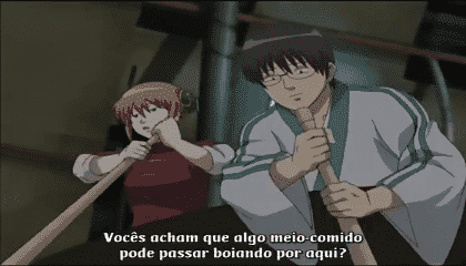 Assistir Gintama  Episódio 167 - Polígonos São Moles e os Corações dos Homens Também