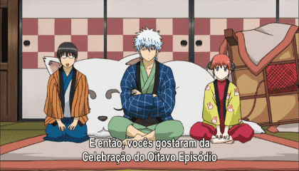 Assistir Gintama  Episódio 209 - Nada Dura Para Sempre, Incluindo Pais, Dinheiro, Juventude, Seu   Quarto, Camisetas, Eu, Você e o Anime Gintama