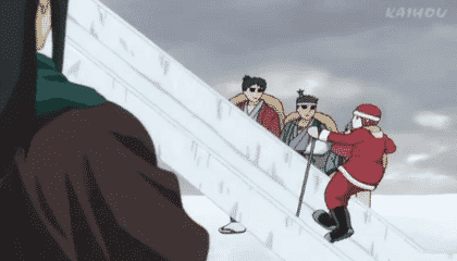 Assistir Gintama  Episódio 38 - Só Criancinhas Ficam Empolgadas Com A Neve! – Chupar Sorvete No Inverno Não é Tão Ruim