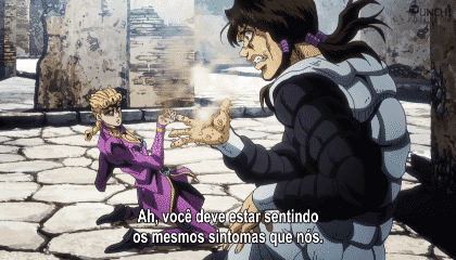 Assistir JoJo No Kimyou Na Bouken: Ougon No Kaze  Episódio 13 - Mirror Man e Purple Smoke