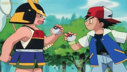 Assistir Pokémon Dublado Episódio 4 - O Desafio do Samurai!