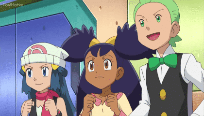 Assistir Pokémon Dublado Episódio 754 - Ash, Iris e Trip, o Lugar dos Três é Aqui!