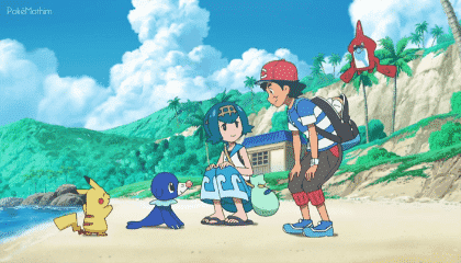 Assistir Pokémon Dublado Episódio 950 - Bolhas, Bolhas! Vai Popplio!