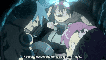 Assistir Tengen Toppa Gurren Lagann  Episódio 1 - Rompa o céu com a sua Escavadeira!