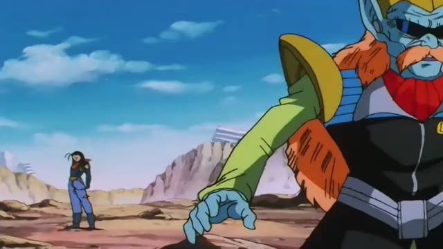 Assistir Dragon Ball GT  Episódio 47 - Goku e o Nº 18 lutam juntos