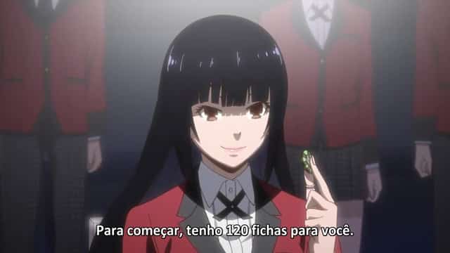 Assistir Kakegurui  Episódio 3 - Uma Mulher De Belas Curvas