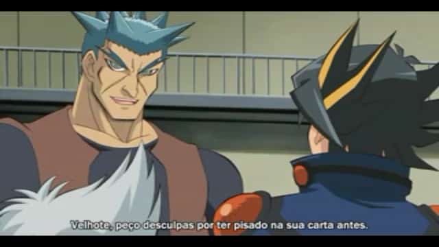 Assistir Yu-Gi-Oh! 5Ds  Episódio 8 - A alma perturbada: Signatários e dragão lendario!