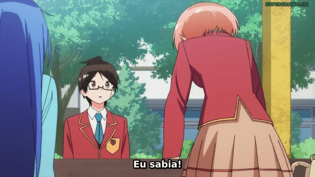 Assistir Boku-tachi wa Benkyou ga Dekinai  Episódio 2 - Um Peixe Está Para a Água Como Uma Superdotada Está Para [X]