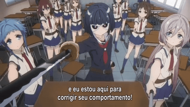 Assistir Busou Shoujo Machiavellianism  Episódio 4 - Os Warabinpics Começam!