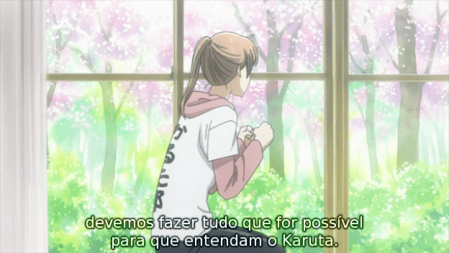 Assistir Chihayafuru 2  Episódio 4 - Para dizer às pessoas nas capitais que eu faço para as Ilhas