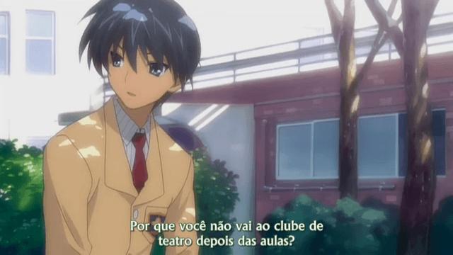 Assistir Clannad  Episódio 6 - O festival do fundador das irmãs