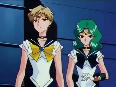 Assistir Sailor Moon: Sailor Stars Dublado Episódio 32 - A última atuação de Urano e Netuno