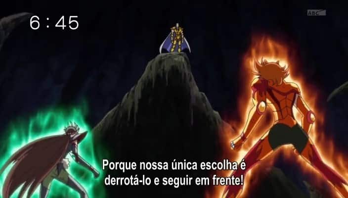 Assistir Saint Seiya Omega  Episódio 36 - Orgulho Sublime! Mycenae e o Punho do Rei!