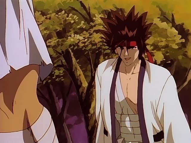 Assistir Samurai X (Rurouni Kenshin – Meiji Kenkaku Roumantan) Dublado Episódio 38 - O treinamento secreto de Sanosuke! O desafio de Anji