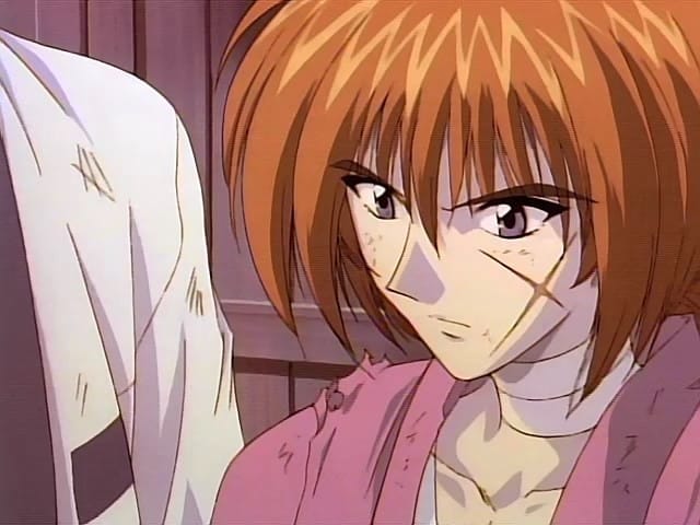 Assistir Samurai X (Rurouni Kenshin – Meiji Kenkaku Roumantan) Dublado Episódio 55 - Uma noite chuvosa – O passado de Soujirou