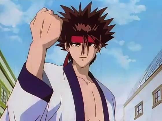 Assistir Samurai X (Rurouni Kenshin – Meiji Kenkaku Roumantan)  Episódio 4 - Mau! Apresentando Sanosuke