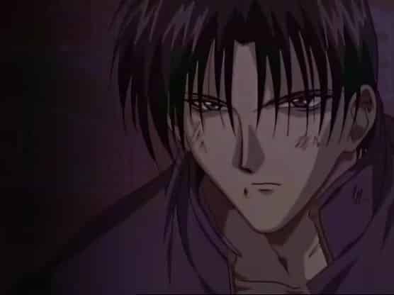 Assistir Samurai X (Rurouni Kenshin – Meiji Kenkaku Roumantan)  Episódio 56 - Um duelo com movimentos extremos Shu-ten-satsu contra Ama-Kakeru Ryuu-no-Hirameki