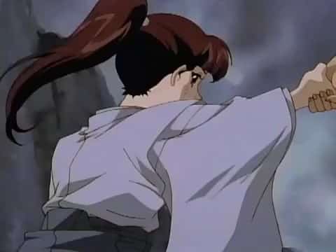 Assistir Samurai X (Rurouni Kenshin – Meiji Kenkaku Roumantan)  Episódio 72 - Dias de remorso – O triste passado de Shoujo e Sayo