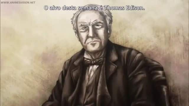 Assistir Time Bokan: Gyakushuu no San Akunin  Episódio 1 - Qual a Super Surpreedente Conexão Entre o Inventor Genial Edison e o Japão?