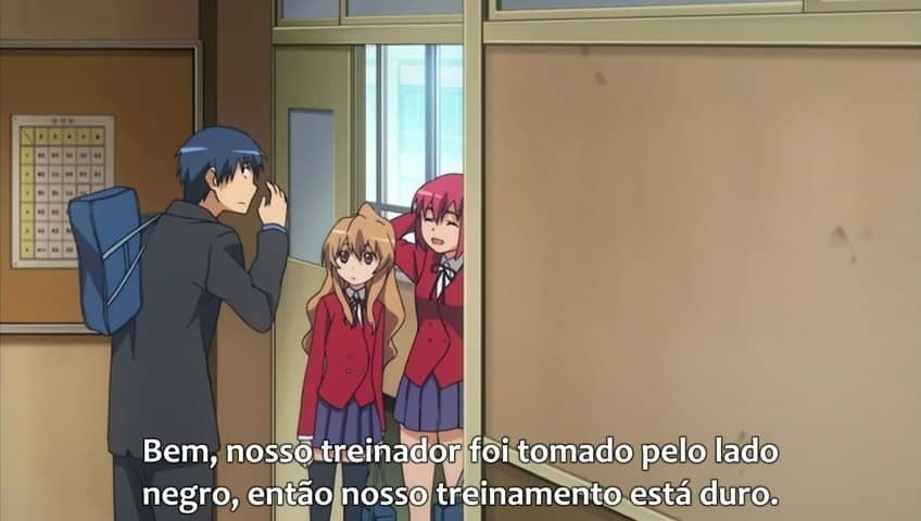 Assistir Toradora  Episódio 18 - Debaixo da árvore de Natal