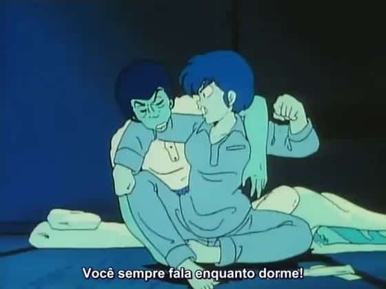 Assistir Urusei Yatsura  Episódio 173 - Grande tempestade! Primeira vez do Ryunosuke vestindo um maiô!!!! 