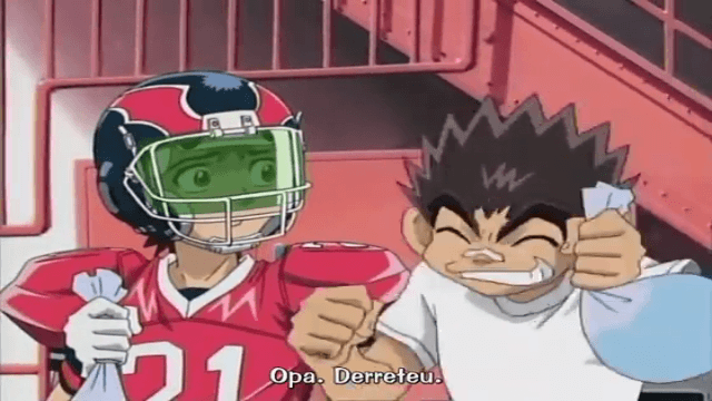 Assistir Eyeshield 21  Episódio 128 - O Demônio vs Homem da Velocidade da Luz