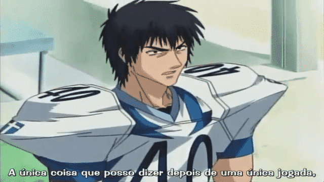 Assistir Eyeshield 21  Episódio 49 - Um Homem entre Homens, Espírito deLine!