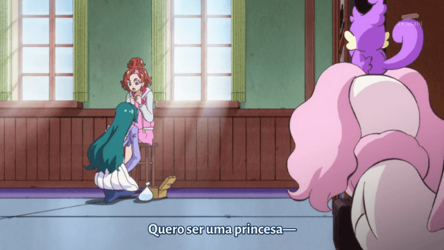 Assistir Go! Princess Precure  Episódio 15 - A Grande Transformação Roma! Aroma`s Butler Test!