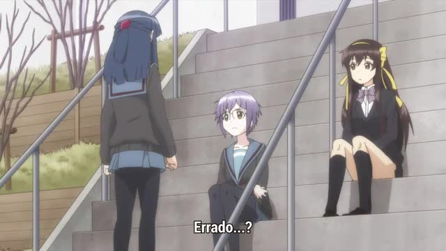 Assistir Nagato Yuki-chan no Shoushitsu  Episódio 5 - A Melancolia Dela