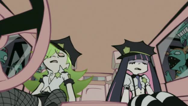 Assistir Panty & Stocking with Garterbelt  Episódio 8 - Dos Mortos e Fantasma Irritado