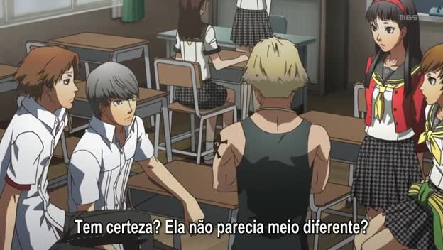 Assistir Persona 4: The Animation  Episódio 9 - Ninguém Vê O Meu Verdadeiro Eu