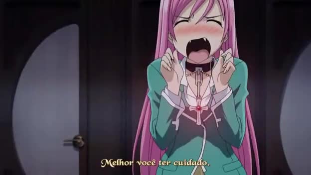 Assistir Rosario + Vampire 1° Temporada  Episódio 6 - Clube do Jornal + Vampira