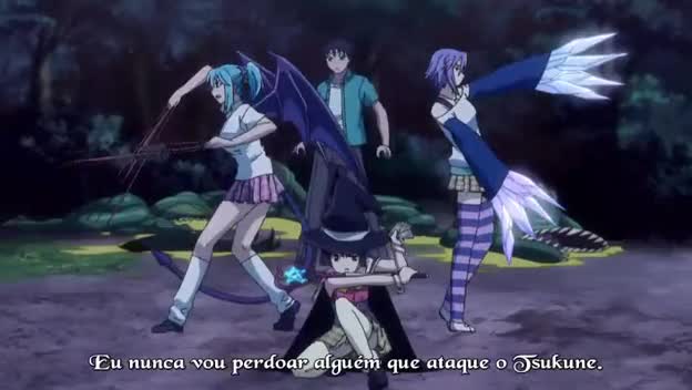 Assistir Rosario + Vampire 1° Temporada  Episódio 10 - Girassol + Vampira