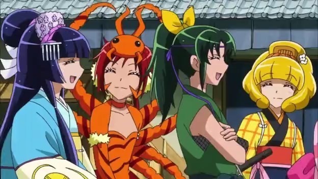 Assistir Smile Precure!  Episódio 33 - Um Drama de época no conjunto de estúdio!?