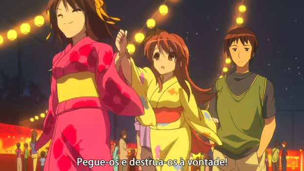 Assistir Suzumiya Haruhi no Yuutsu  Episódio 19 - Oito infinito