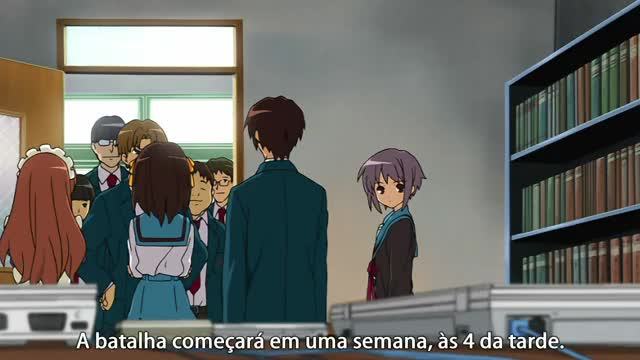 Assistir Suzumiya Haruhi no Yuutsu  Episódio 27 - O dia de Sagitário