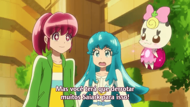 Assistir Happiness Charge Precure!  Episódio 13 - Um Formidável Inimigo Aparece! Cure Fortune Vs Caçador Precure!