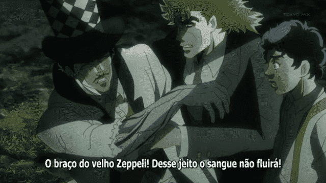 Assistir JoJo No Kimyou Na Bouken (2012)  Episódio 14 - Guerreiros Supremos do Passado