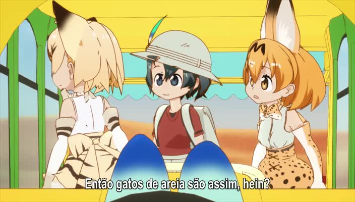 Assistir Kemono Friends  Episódio 4 - Área do Deserto