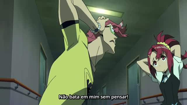 Assistir Kiznaiver  Episódio 2 - Se Pode Engolir Uma Situação Como Essa, O Que Seriam Duas Doses De Bário?