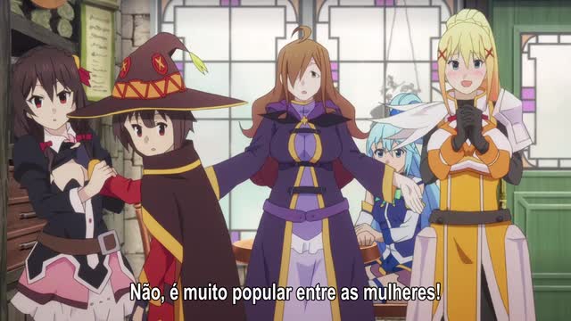 Indicação de anime: Kono Subarashii Sekai ni Shukufuku O!, um anime  antiestresse