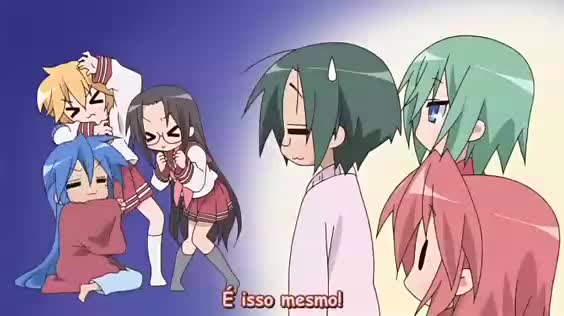 Assistir Lucky Star  Episódio 23 - Uma Linha Segura