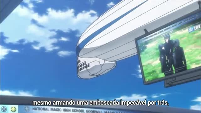 Assistir Mahouka Koukou no Rettousei  Episódio 15 - Competição Dos Noves Colégios – Parte IX