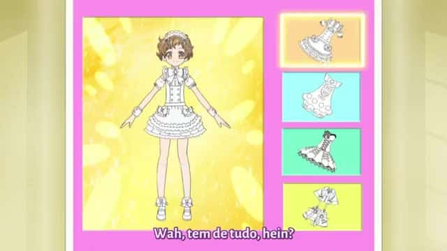 Assistir PriPara  Episódio 121 - Apareça! Design do Vestido da Deusa