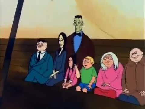 Assistir A Família Addams (1972) Dublado Desenho 9 - Os Novos Vizinhos Conhecem a Família Addams