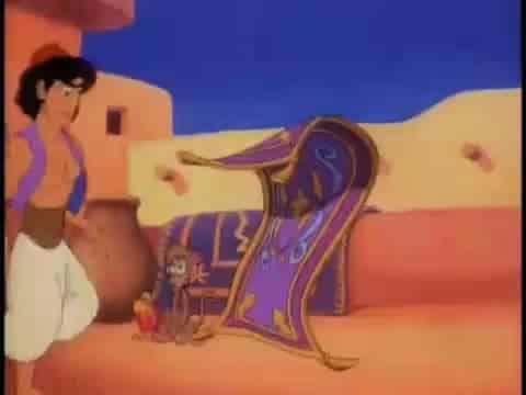 Assistir Aladdin Dublado Desenho 9 - Muito Abu sobre algo