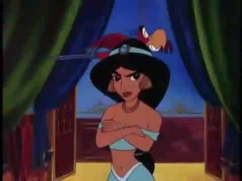 Assistir Aladdin Dublado Desenho 39 - O segredo do Rock punhal